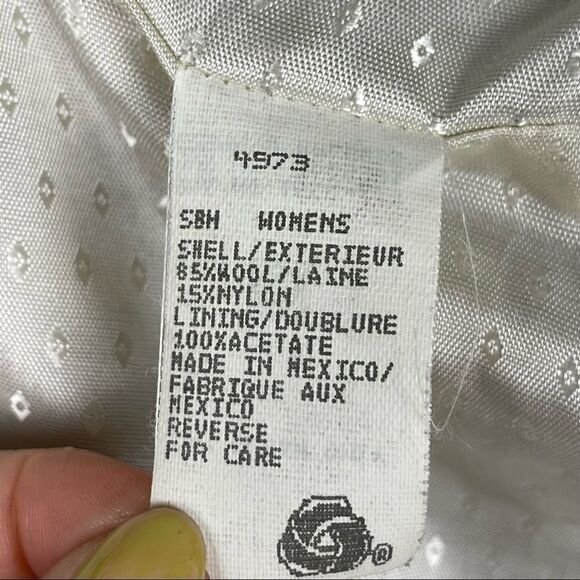 WoolRich Plaid Wool Full Zip Vest - Women’s S - Picture 9 of 9